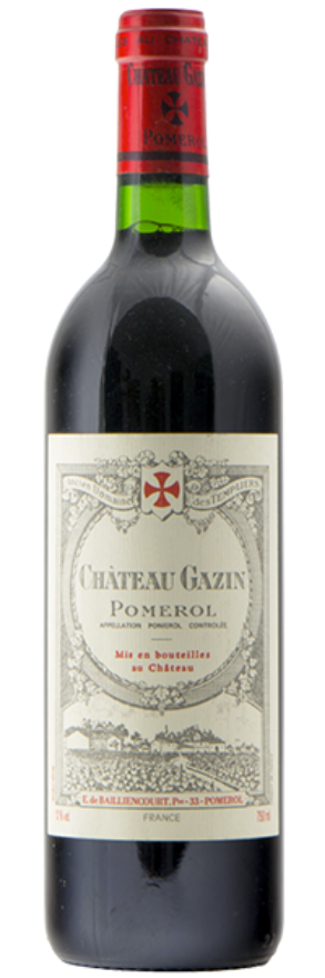 Château Gazin 2017, Pomerol AC, Merlot, Cabernet Franc, Cabernet Sauvignon, Bordeaux, Robert Parker: 93