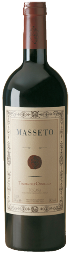 Masseto 2014 Tenuta dell'Ornellaia, Toscana IGT, Merlot, Toscana, Robert Parker: 95, Wine Spectator: 94, Vinum: 19, James Suckling: 99