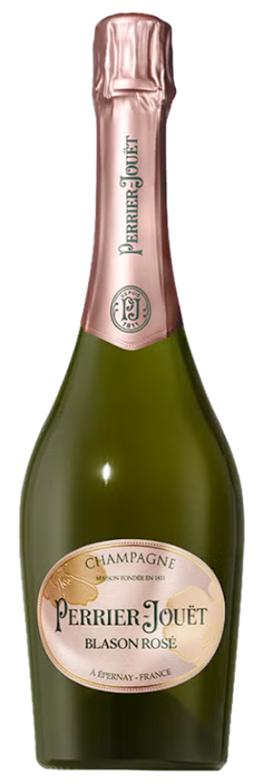 Perrier-Jouët Blason Rosé, Champagne AOC, Pinot Noir, Pinot Meunier, Chardonnay