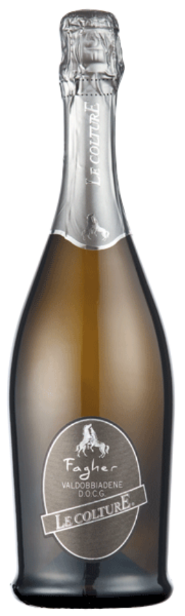 Prosecco Fagher Le Colture, Valdobbiadene Brut DOCG, Glera (ehem. Prosecco)