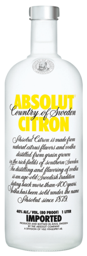 Absolut Vodka Citron 40°