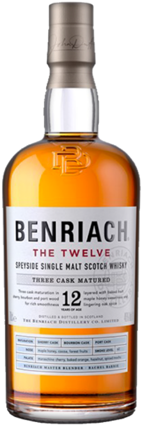 BenRiach 12 years Original Three Cask Matured 46°, Single Malt Whisky