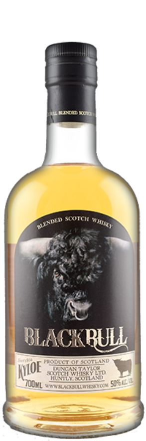 Black Bull Kyloe Blended Scotch Whisky 50°, Duncan Taylor, Schottland