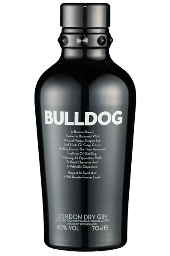 Bulldog London Dry Gin 40°, G&J Distillers, England