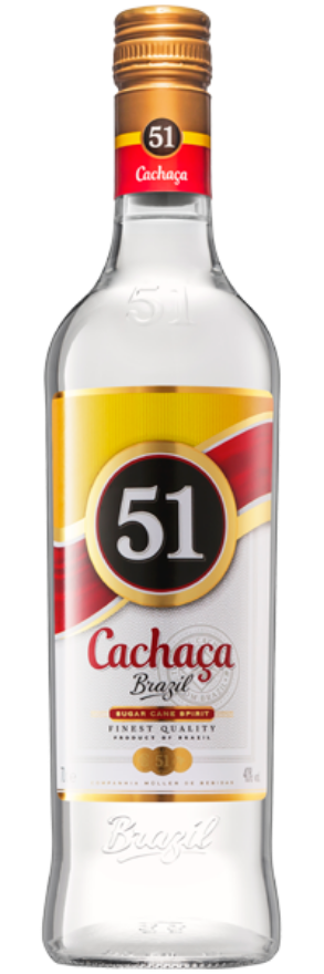 Cachaça 51 40°, The Brazilian Original