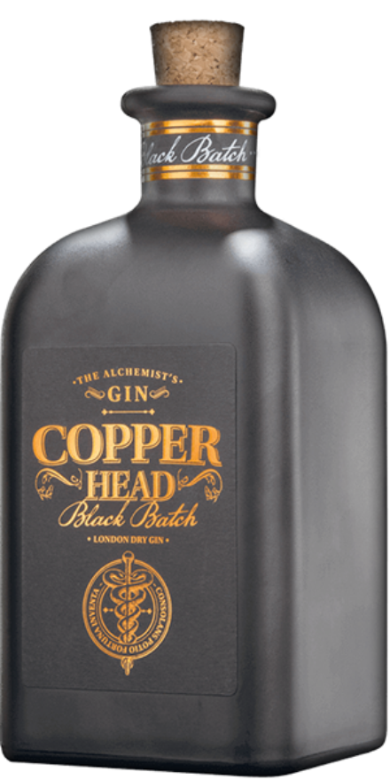 Copperhead Black Batch Gin 40°, Kortrijk, Belgien