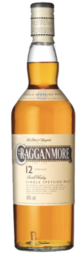 Cragganmore 12 years 40°, Malt Whisky