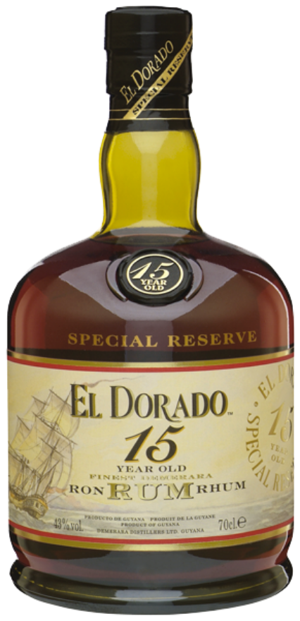 El Dorado Rum 15 years 43° El Dorado Rum 15 years 43°