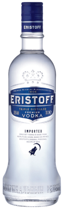 Eristoff Vodka 37°, Russian Vodka