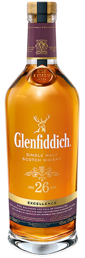 Glenfiddich 26 years Excellence Etui 47.8°
