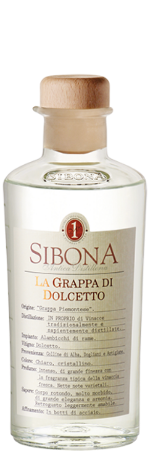 Grappa di Dolcetto Sibona 42°