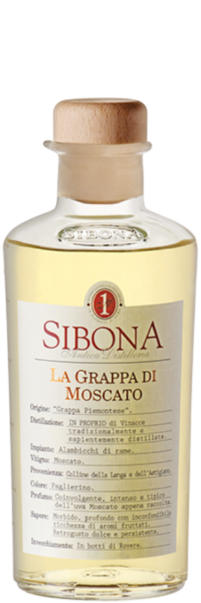 Grappa di Moscato 42° Sibona