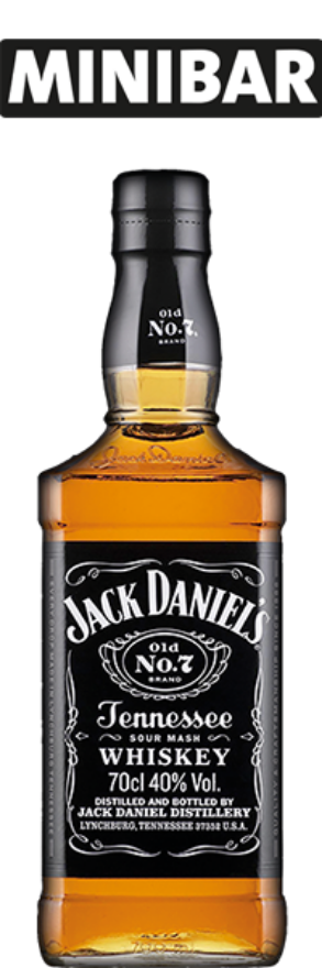 Jack Daniel's Black Label Old Nr.7 40°, Tennessee Whiskey (Minibar 10x5cl)