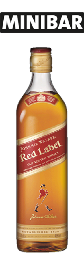 Johnnie Walker Red Label 40°, Minibar (12x5cl)