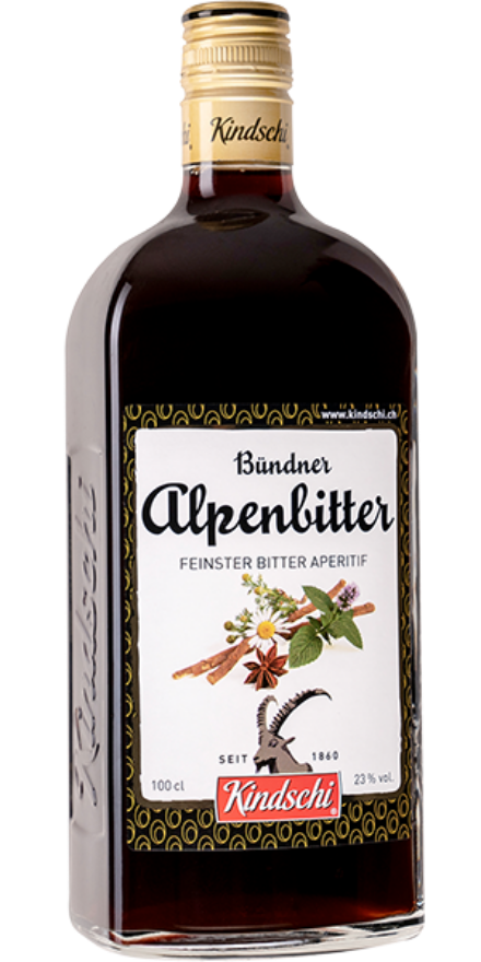 Kindschi Bündner Alpenbitter 23° Kindschi Bündner Alpenbitter 23°