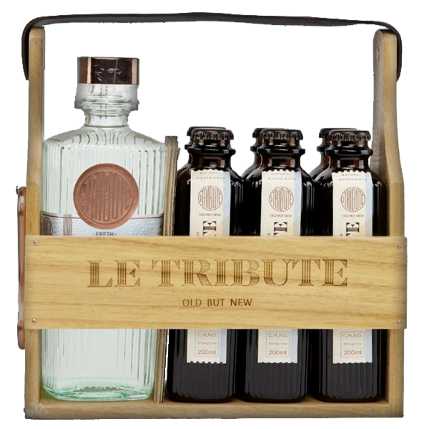 Le Tribute Gin Holzbox 43° Le Tribute Gin Holzbox 43°