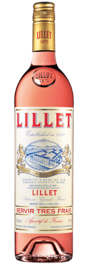 Lillet Rose Aperitiv 17°, Apéritif à base de vin