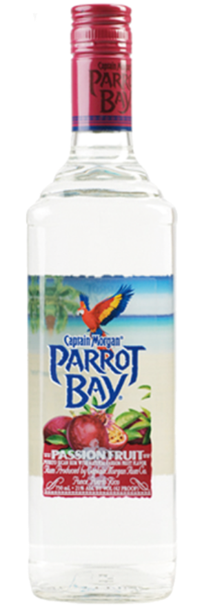 Parrot Bay Passion Fruit 20°, Captain Morgan