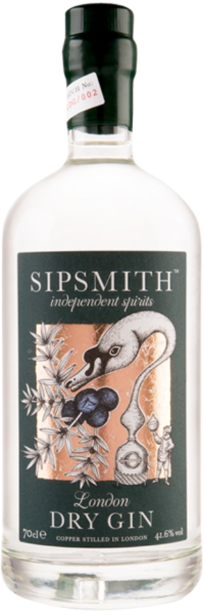 Sipsmith London Dry Gin 41.6°, London, England