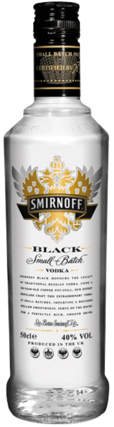 Smirnoff Black Vodka 40° Smirnoff Black Vodka 40°