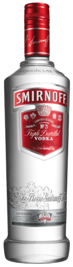 Smirnoff Red Vodka 37.5°, Russian Vodka