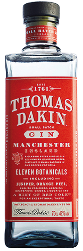 Thomas Dakin London Dry Gin 42°, The G&J Greenall Distillery, UK