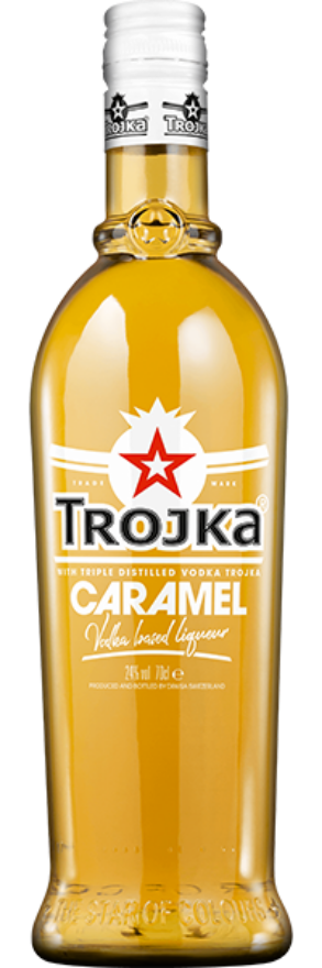 Trojka Caramel Vodka 24°, Schweiz