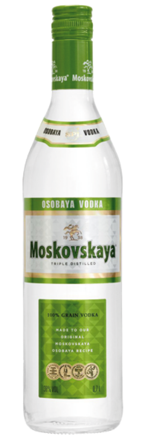 Vodka Moskovskaya 38°, Russland
