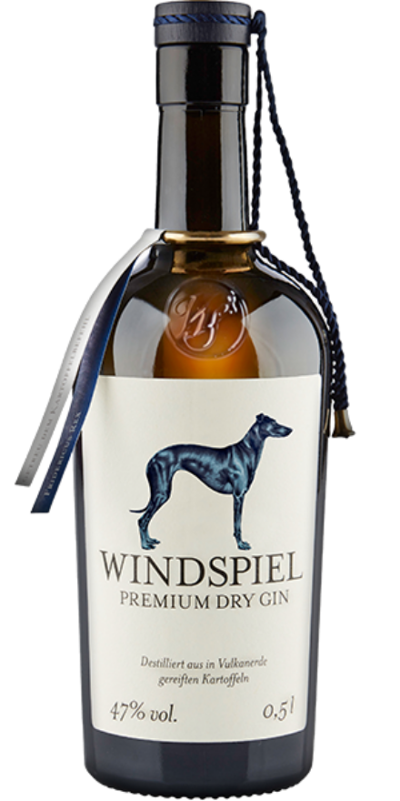 Windspiel Premiun Dry Gin 47°, Obereifel, Deutschland