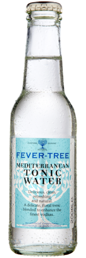 Fever Tree Mediterranean Tonic Water, Grossbritannien, 24er-Pack