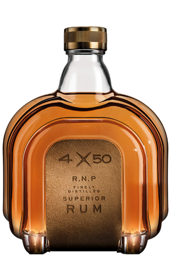 4x50 R.N.P. finely distilled superior Rum 40.5°, For Fellows