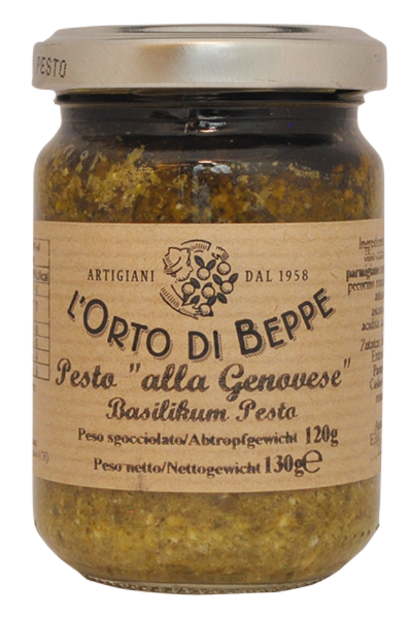 Pesto alla Genovese, L`Orto Beppe 130gr Pesto alla Genovese, L`Orto Beppe 130gr