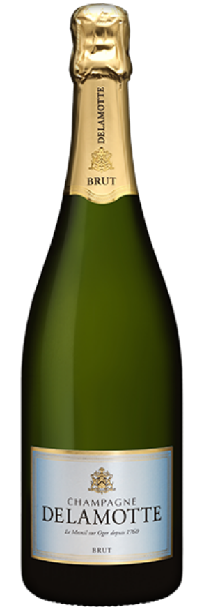 Delamotte Brut, Champagne, Chardonnay, Pinot Noir, Pinot Meunier