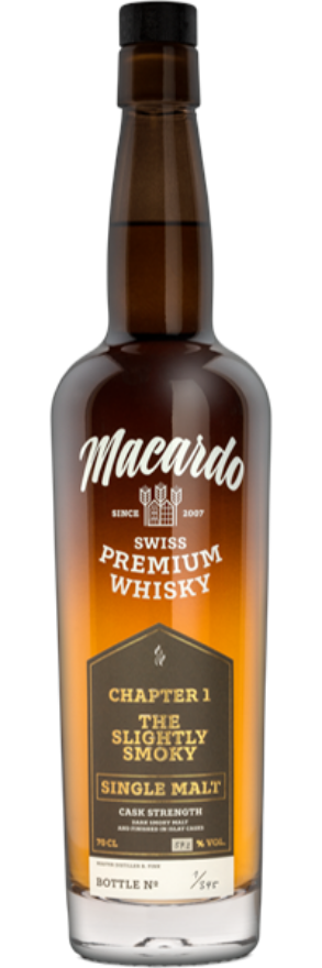 Macardo Chapter 1 Slightly Smoky Single Malt 54.2° Macardo Chapter 1 Slightly Smoky Single Malt 54.2°