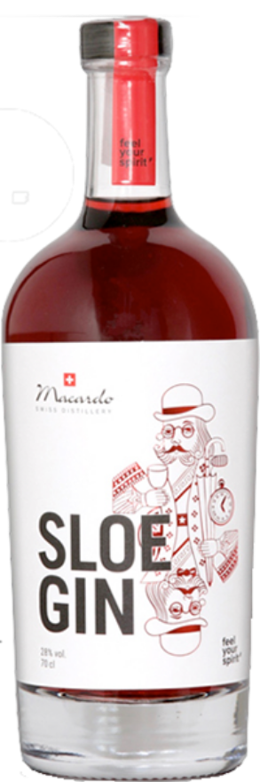 Macardo Sloe Gin 28°, Schweiz, Strohwilen