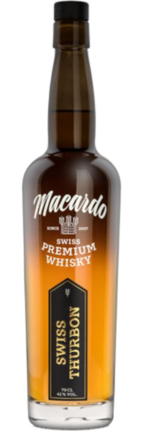 Macardo Whisky Swiss Thurbon 42°, Schweiz, Strohwilen