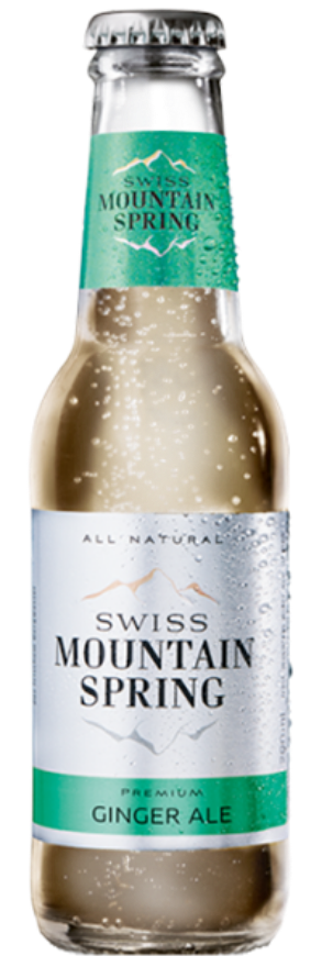 Swiss Mountain Spring Ginger Ale, Schweiz, 24er-Pack