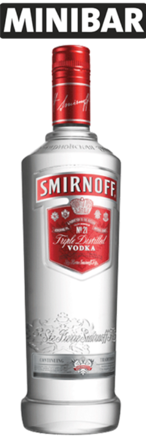 Vodka Smirnoff 40°, Minibar (12x5cl)