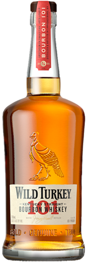 Wild Turkey 101 Proof Bourbon 50.5°, Kentucky Whiskey