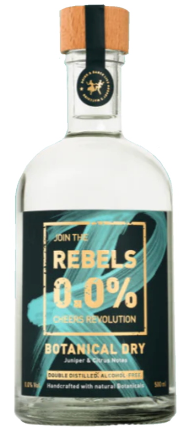 Rebels Botanical Dry Alternative 0° alkoholfrei, (alkoholfreie Gin Alternative)