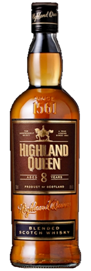 Highland Queen Majesty 8 years 40°, Single Malt Whisky