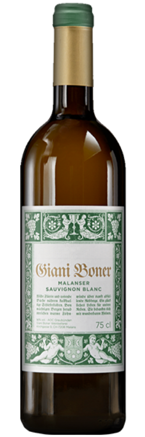 Malanser Sauvignon Blanc 2020 Giani Boner, AOC Graubünden, Graubünden