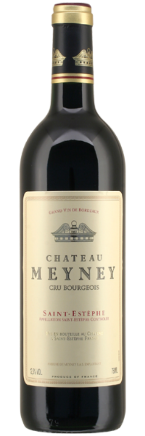 Château Meyney 2019, Cru Bourgeois St-Estèphe AOC, Merlot, Petit Verdot, Cabernet Sauvignon, Bordeaux, James Suckling: 94