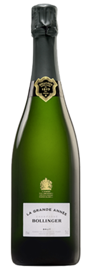Bollinger Grande Année 2012, Pinot Noir, Pinot Meunier, Chardonnay, Robert Parker: 95