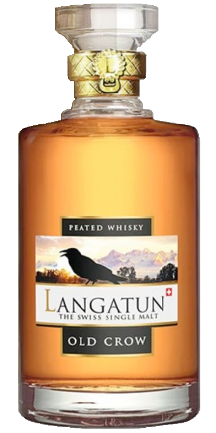 Langatun Old Crow 46°, Peated Single Malt