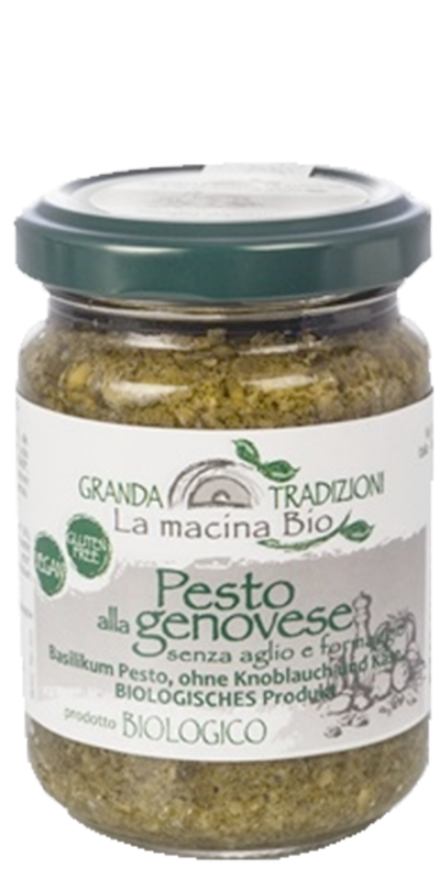 BIO Pesto alla Genovese Tradizioni 130gr BIO Pesto alla Genovese Tradizioni 130gr