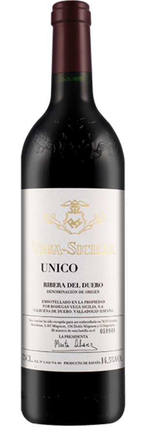 Vega Sicilia Unico Gran Reserva 2010, Ribera del Duero DO, Tempranillo, Cabernet Sauvignon, Ribera del Duero