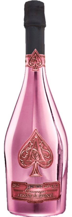 Armand de Brignac Rosé, Champagne, Pinot Noir, Pinot Meunier, Chardonnay