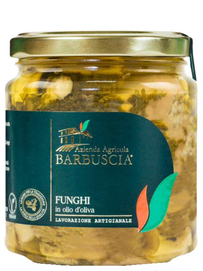 Barbuscia Funghi in olio d'oliva Barbuscia Funghi in olio d'oliva