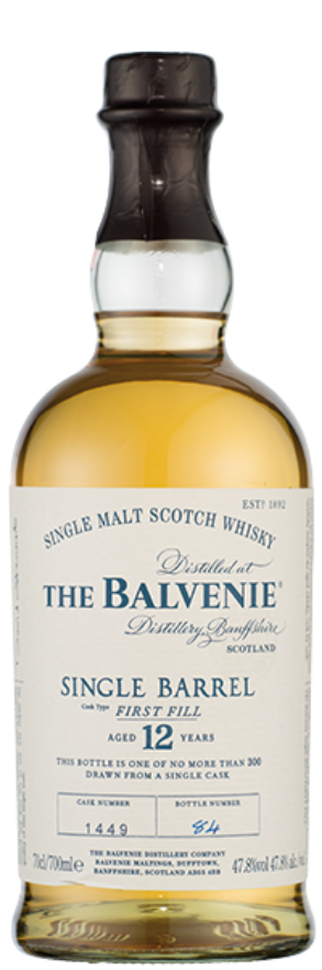The Balvenie Single Barrel First Fill 12 years 48° The Balvenie Single Barrel First Fill 12 years 48°